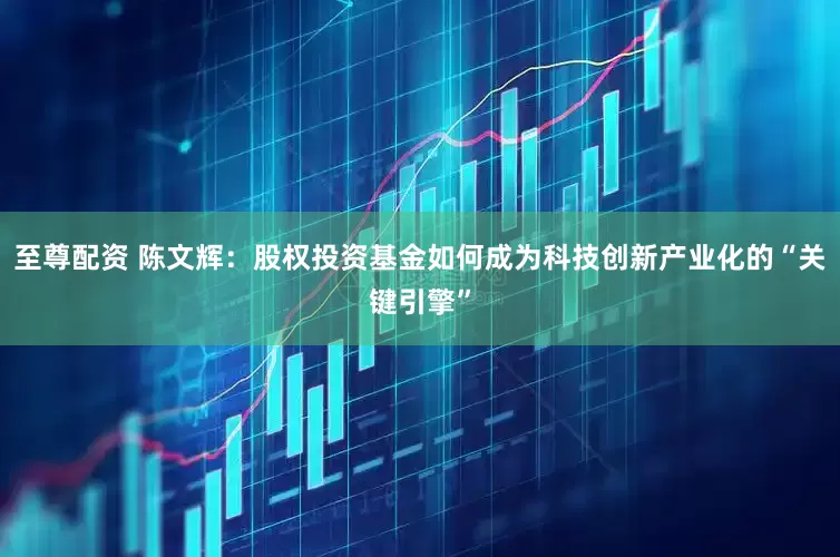 至尊配资 陈文辉：股权投资基金如何成为科技创新产业化的“关键引擎”