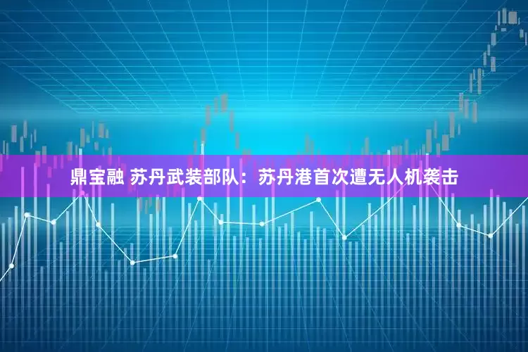 鼎宝融 苏丹武装部队：苏丹港首次遭无人机袭击
